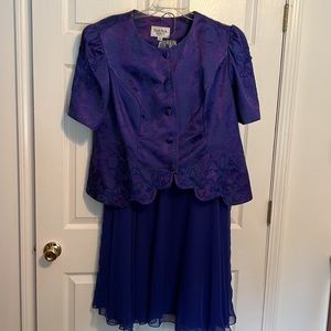 2-Piece Very Dressy Outfit, 100% Polyester, Made in USA, Nah Nah Woman Size 20 W